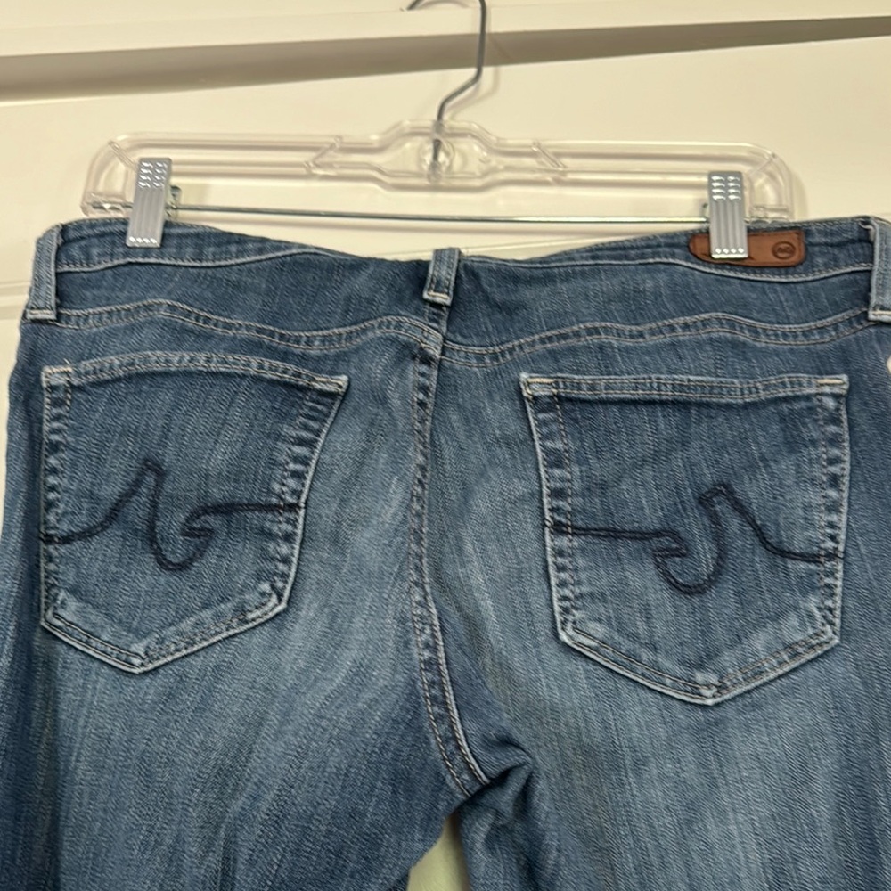 AG Adriano Goldschmied The Stilt Roll-Up Women's Blue Jeans 30R - Picture 4 of 9